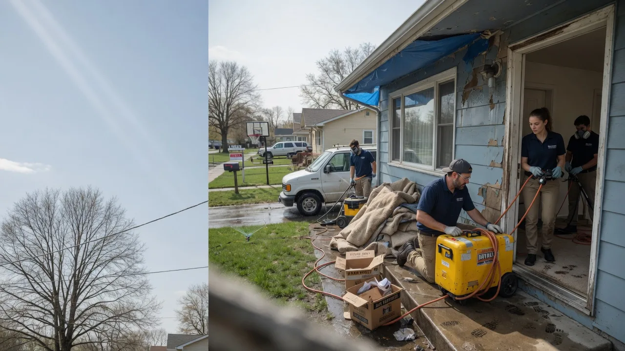 Basement Flood Cleanup in Veguita, NM near me